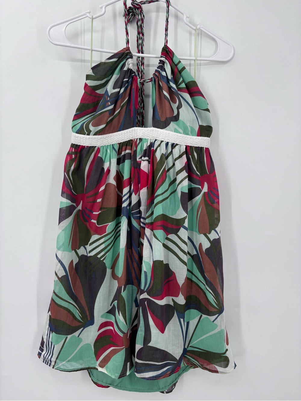 Missoni Halter High-Low Dress in Teal, Red, Green, Black - Picture 3 of 13